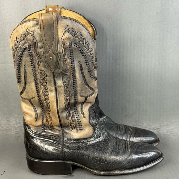Corral leather western cowboy boots men’s size 8.5 - Picture 1 of 8